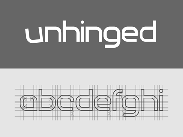 Typeface: Unhinged