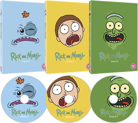 Rick And Morty DVD concept art.